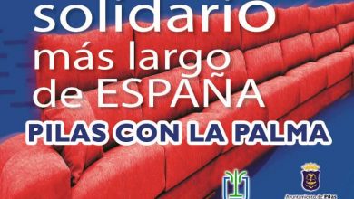 Photo of El sofá solidario más largo de España “Pilas con La Palma”