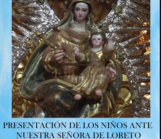 Photo of La presentación de los niños ante la patrona del Aljarafe será el 5 de febrero en el santuario de Loreto