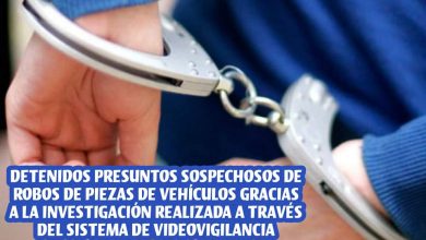 Photo of Detenidos los presuntos autores del robo de piezas de vehículos en Albaida
